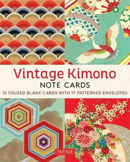 Vintage Kimono Note Cards