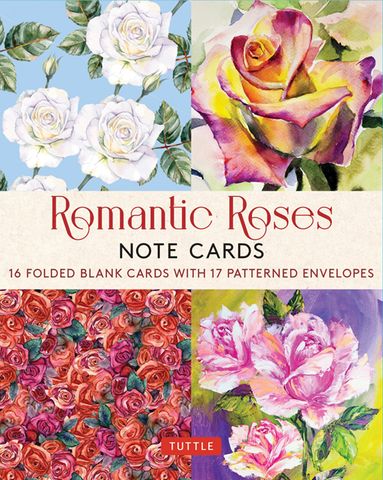 Romantic Roses Note Cards