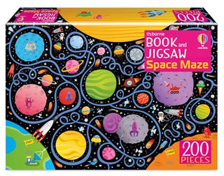 Usborne Book and Jigsaw: Space Maze