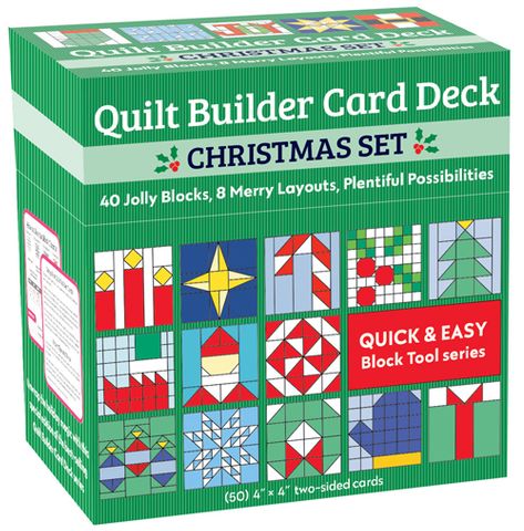 Quilt Builder Card Deck Christmas Set