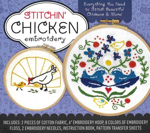 Stitchin Chicken Embroidery Kit