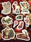 A Vintage Victorian Christmas Sticker, Color & Activity Book