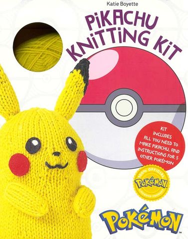 Pokemon Pikachu Knitting  Kit