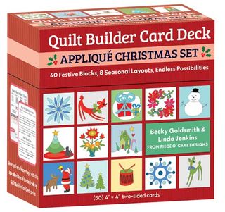 Quilt Builder Card Deck Appliqué Christmas Set