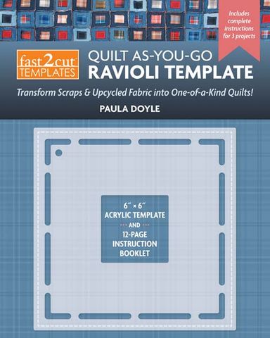 fast2cut Quilt as-you-Go Ravioli Template