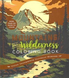 Mountains & Wilderness Coloring Book