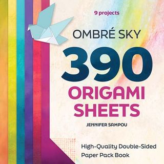 Ombré Sky 390 Origami Sheets