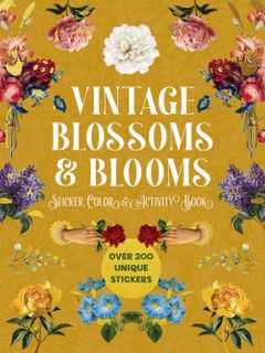 Vintage Blossoms & Blooms Sticker, Color & Activity Book