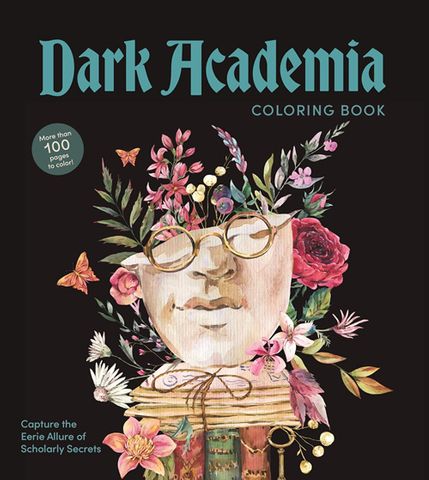 Dark Academia Coloring Book