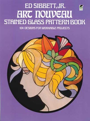 Art Nouveau Stained Glass Pattern Book