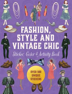 Fashion, Style and Vintage Chic Sticker, Color & Activity Bo