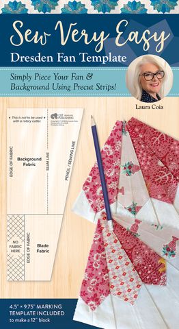 Sew Very Easy Dresden Fan Template