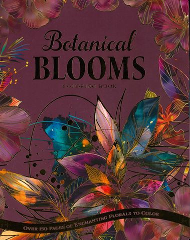 Botanical Blooms Coloring Book