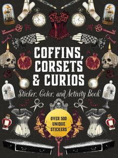 Coffins, Corsets & Curios Sticker, Color & Activity Book