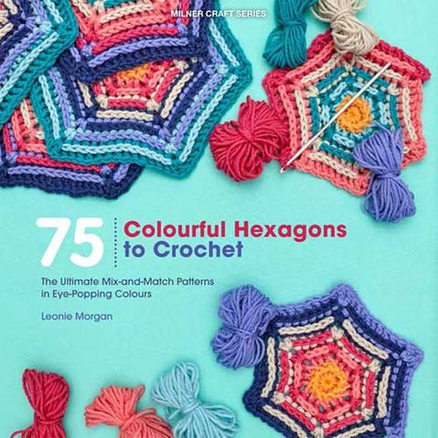 75 Colourful Hexagons To Crochet