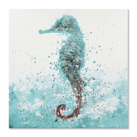Abstract Seahorse Oil Painting 80X80