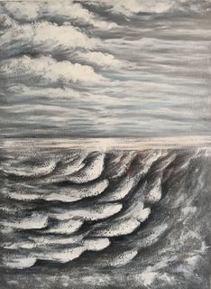 Mirrored Clouds Oil Painting 120x90