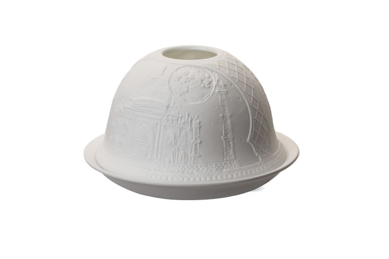 Porcelain Dome Light Taj Mahal, India