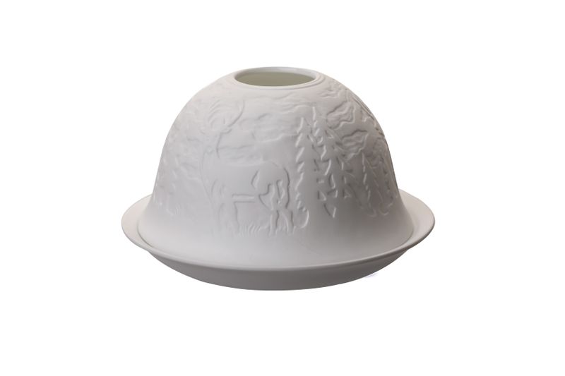 Porcelain Dome Light Deer Trail