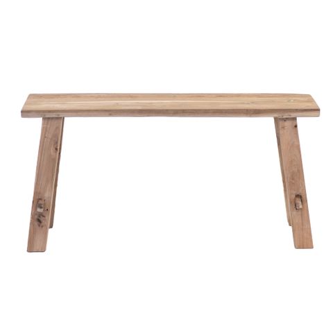 Rustico Reclaimed Teak Bench - Medium, Natural