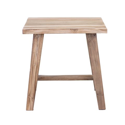 Rustico Reclaimed Teak End Table - Natural