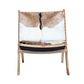Rustico Teak & Leather Chair