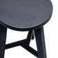 Rustico Reclaimed Teak Tripod Stool - Black