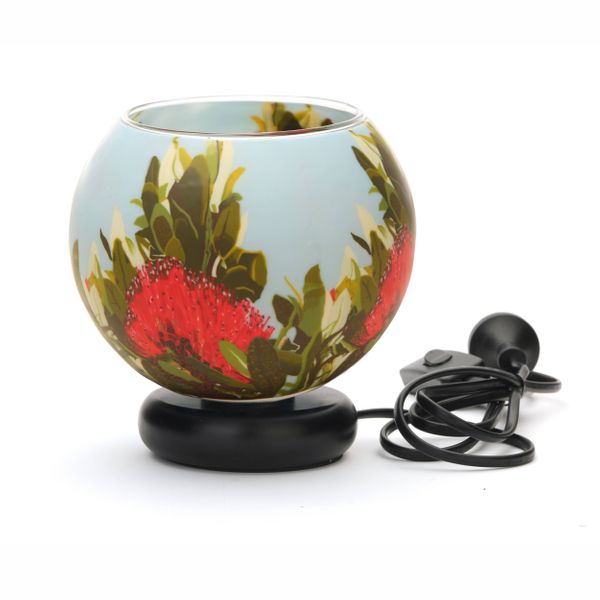 Glass Electric Lamp, Pohutukawa Blush