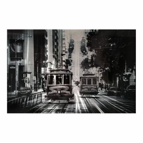 San Francisco 415 Aluminium Wall Art 90x60