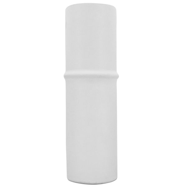 Ceramic Bamboo Vase White 7x23