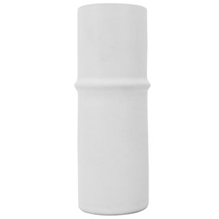 Ceramic Bamboo Vase White 6x17