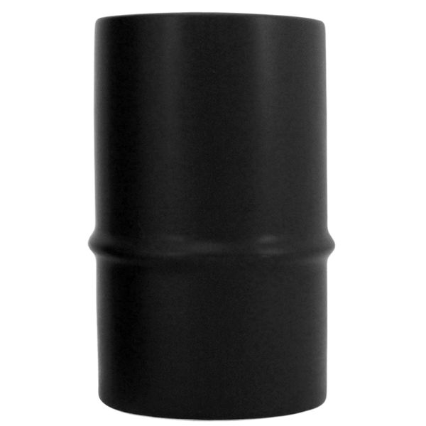 Ceramic Bamboo Vase Black 8x13