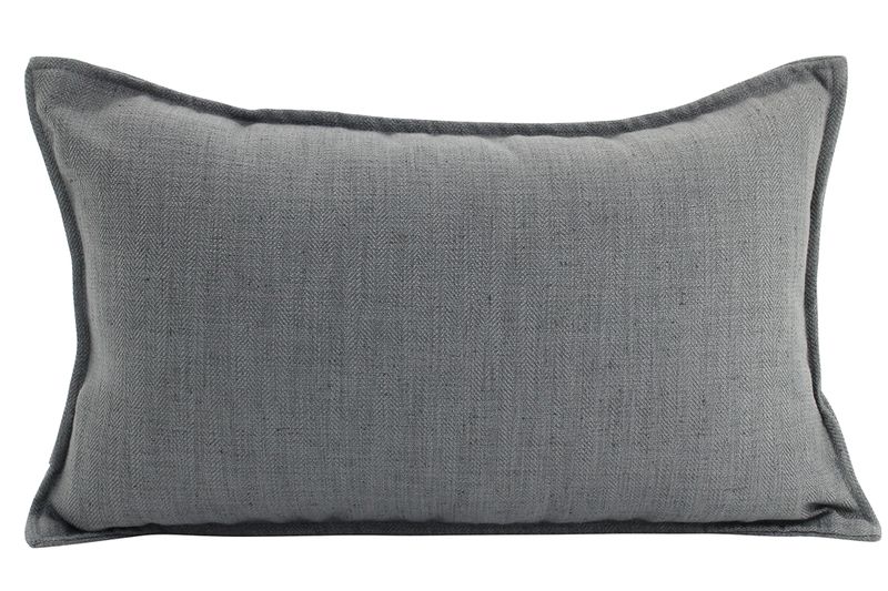 Linen Dark Grey Cushion 30x50cm