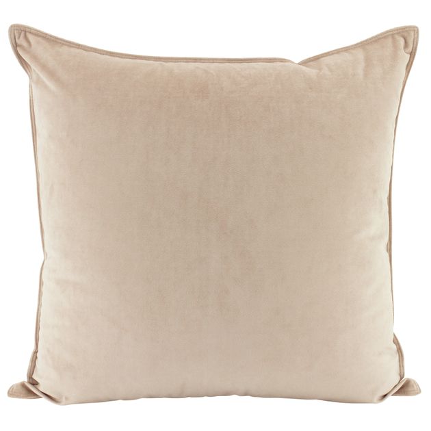 Velvet Cushion Nude 55x55cm