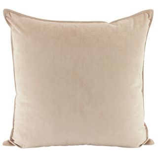 Velvet Cushion Nude 55x55cm