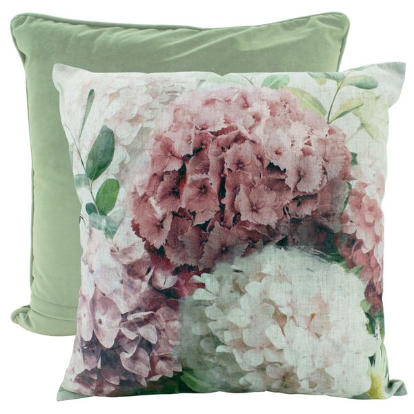 Kiara Floral Linen Cushion 50x50cm