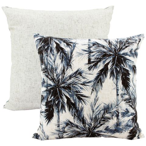 Palm Thicket Linen Cushion 50x50cm