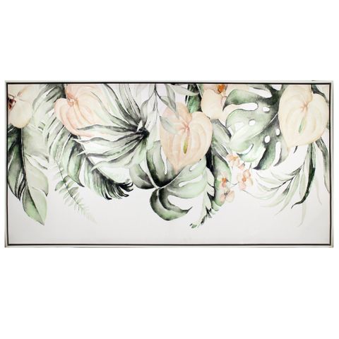 Spring Ferns Painting 120x63 cm