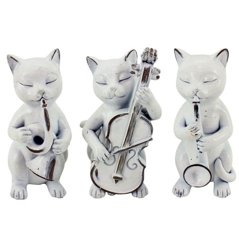 Hear/See/Speak Musical Cats Set of 3