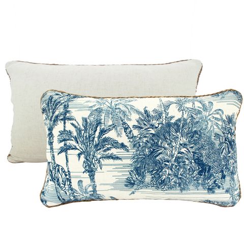 Tropic Hamptons Linen Cushion 30x50