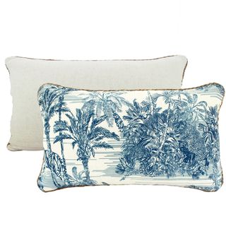 Tropic Hamptons Linen Cushion 30x50