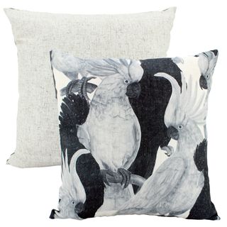 Shadow Flock Linen Cushion 50x50