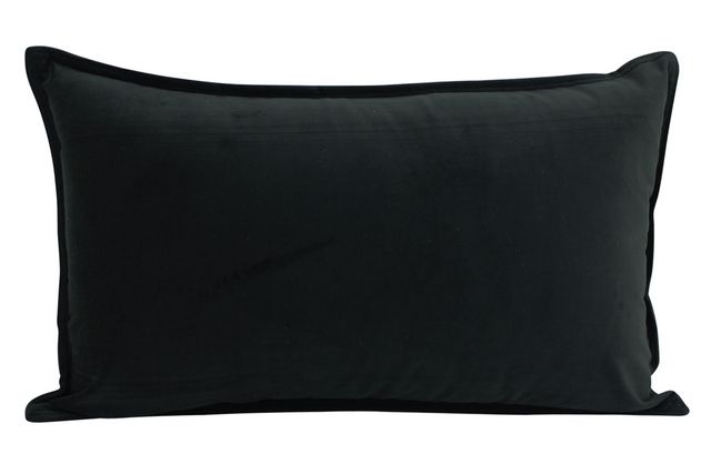 Velvet Cushion Black 30x50cm