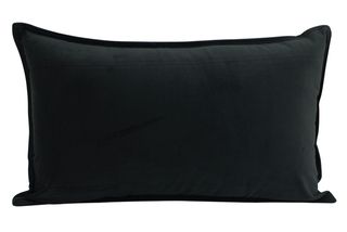 Velvet Cushion Black 30x50cm