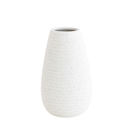 Beehive Ceramic Vase - White Large