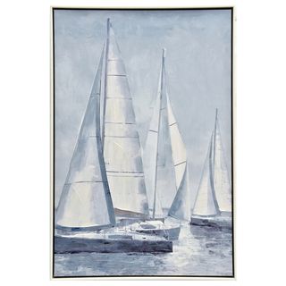 Framed Wingsails Painting 63x93 cm