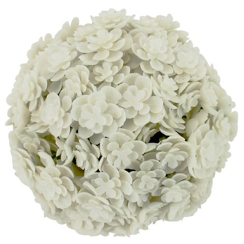 Flower Ball White 10cm