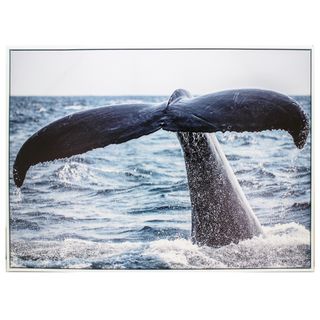 Whale Tail Print 113x83 cm