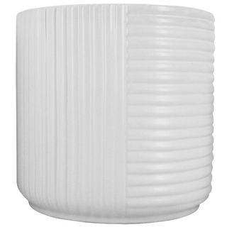 Bi-Way Planter White 14x13