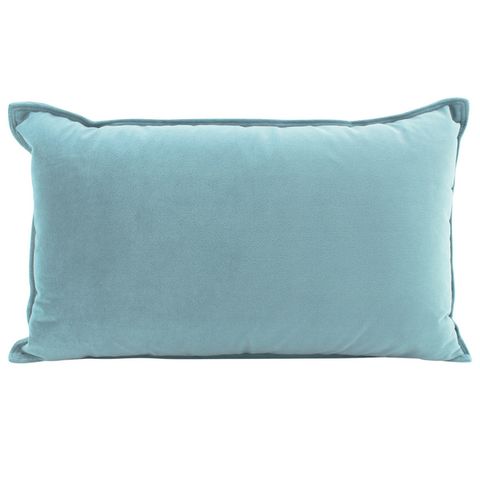 Velvet Cushion Steel Blue 30x50cm